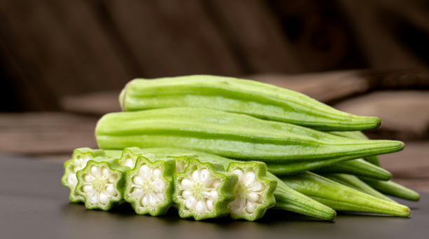 Okra used as a natural remedy to treat constipation and digestive problems