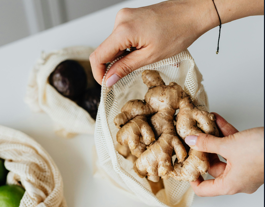Ginger used as a remedy for cough and flu