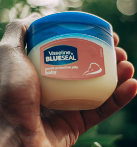Vaseline Blueseal, a petroleum Jelly